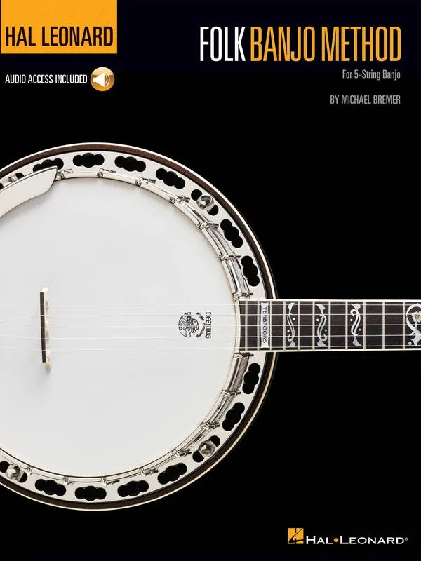 HAL LEONARD FOLK BANJO METHOD BK/OLA