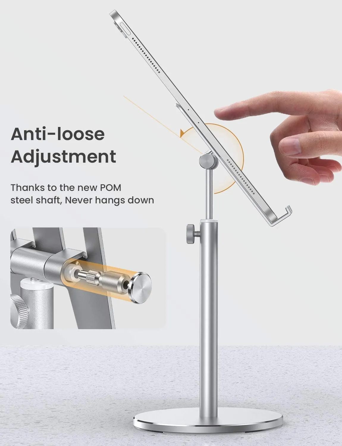 Homlly Tristii Aluminum Adjustable phone iPad Holder Stand
