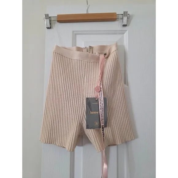 House of CB Eden, Beige Bandage Shorts S NWT
