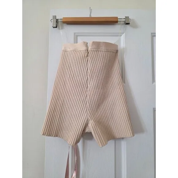 House of CB Eden, Beige Bandage Shorts S NWT