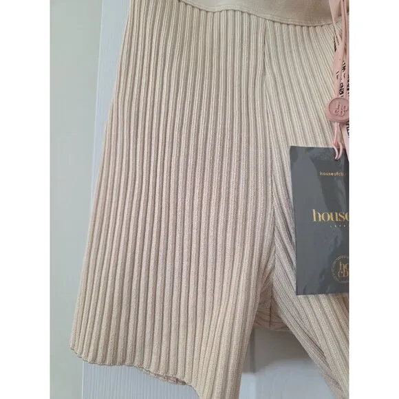 House of CB Eden, Beige Bandage Shorts S NWT