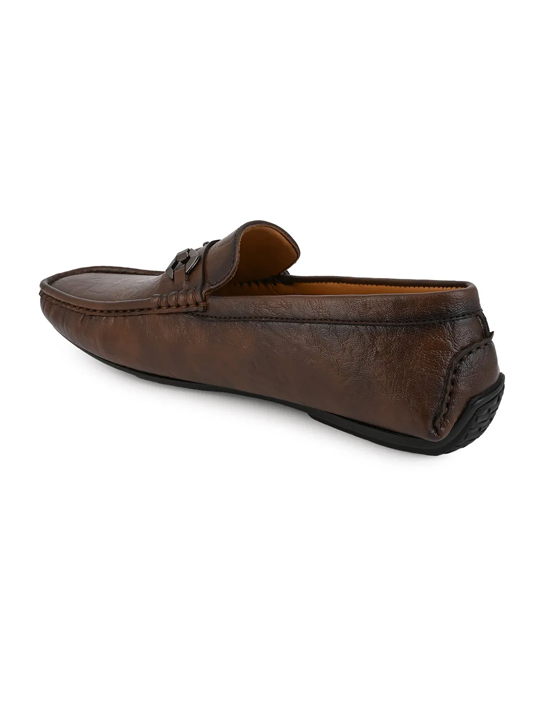 Hydes N Hues Men Tan Loafers