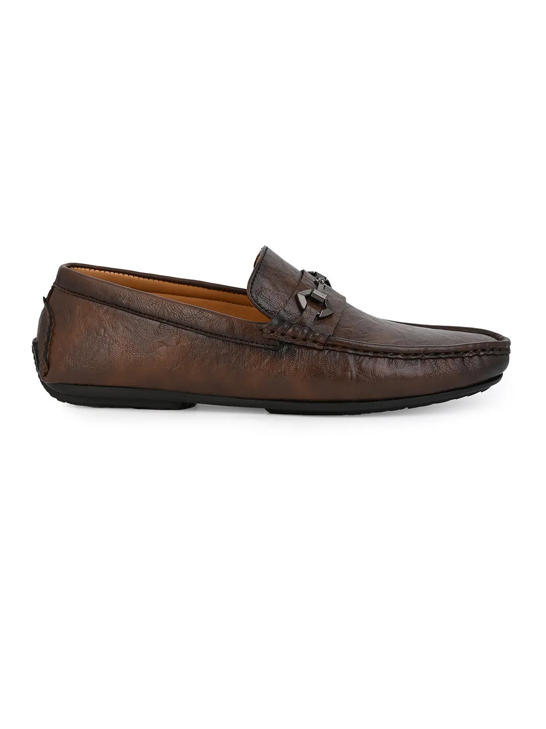 Hydes N Hues Men Tan Loafers