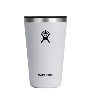 HYDRO FLASK 16 OZ TUMBLER WHITE