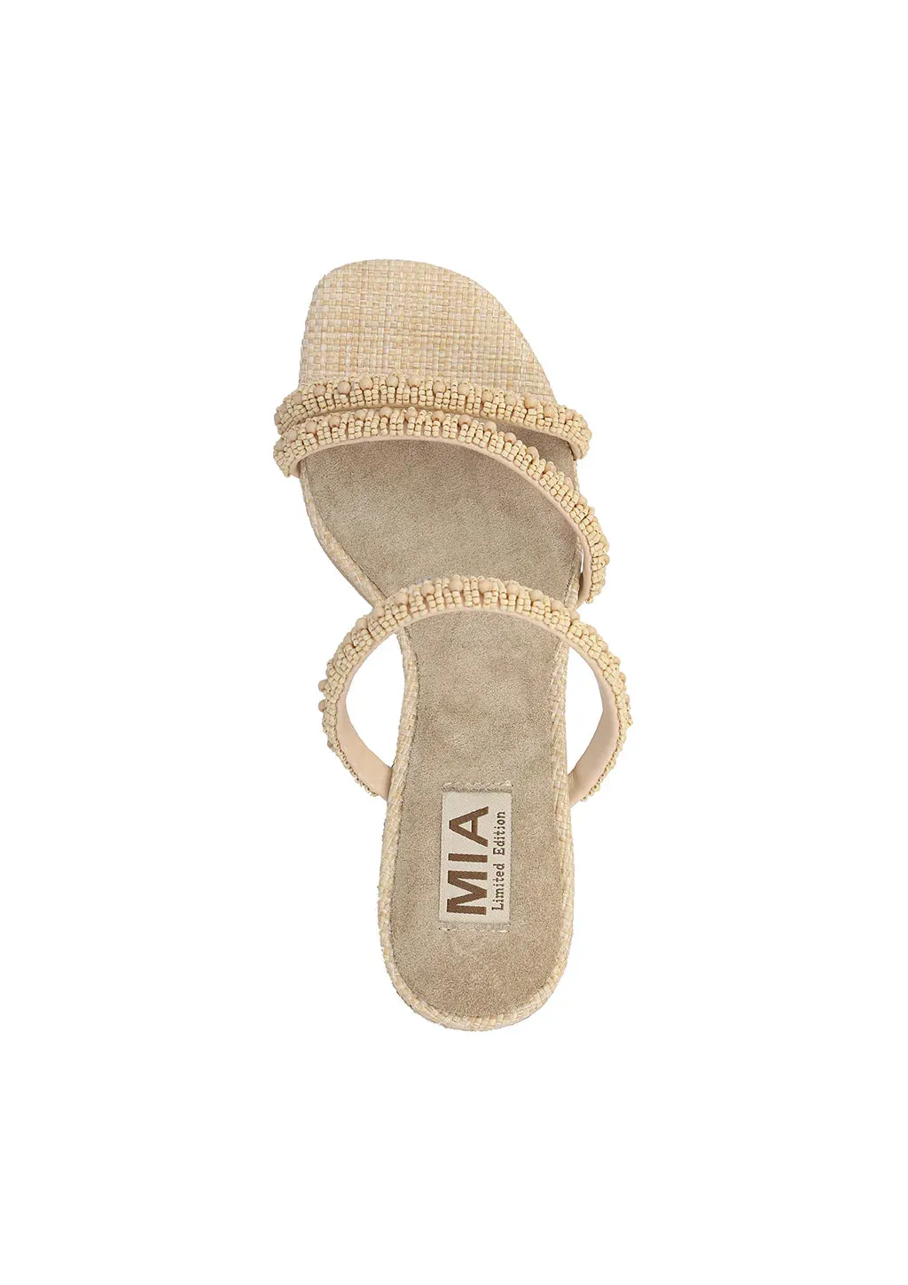 Inara Natural Beaded Sandal