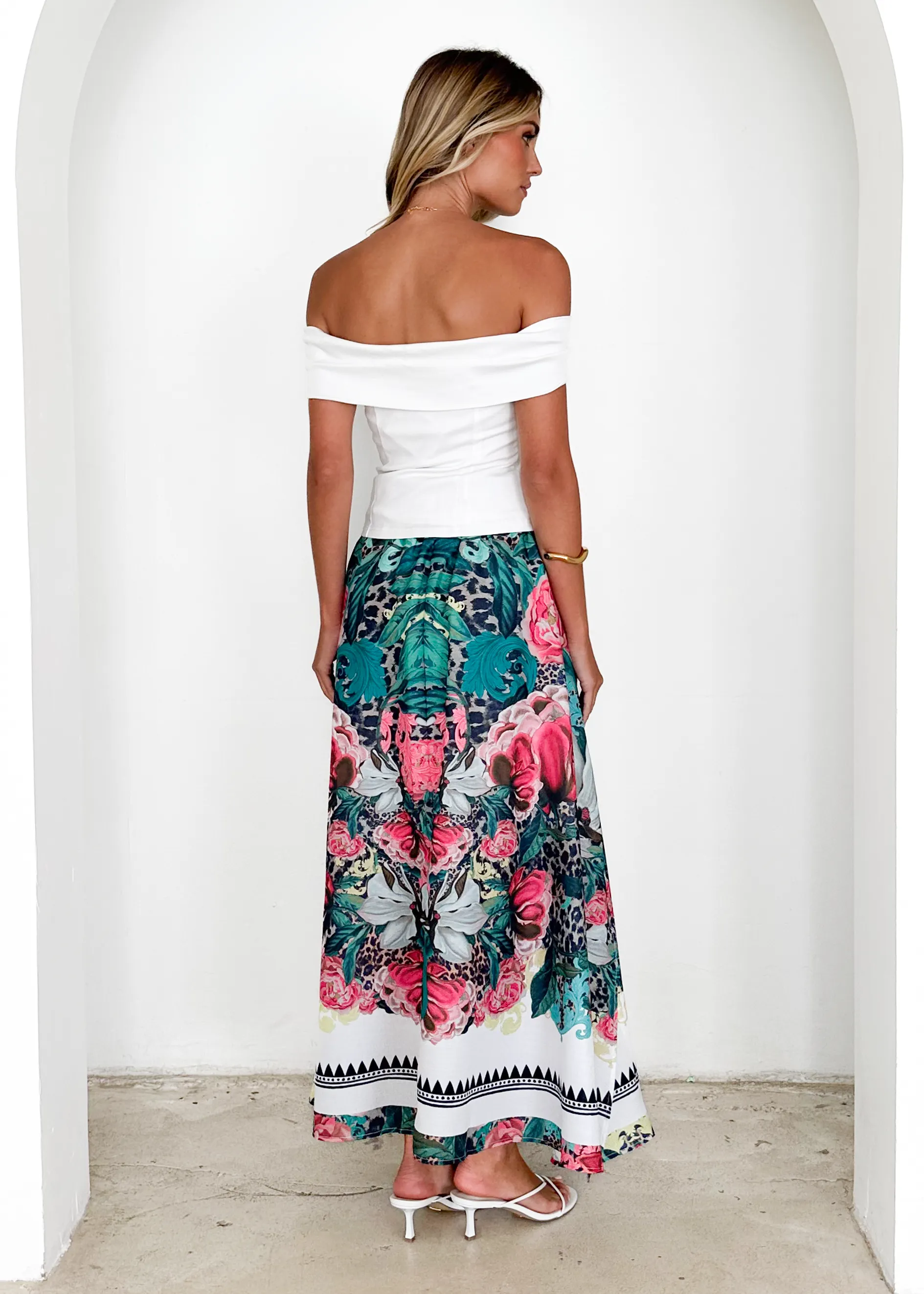 Indikah Off Shoulder Top - Off White