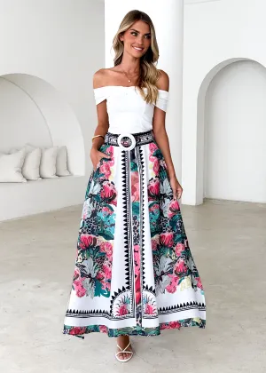 Indikah Off Shoulder Top - Off White
