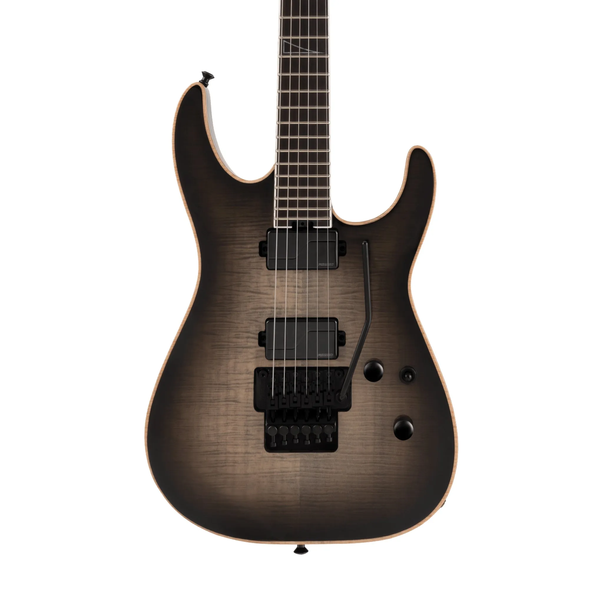 Jackson Ltd Ed Wildcard Series Soloist SL2FM Electric Guitar, Ebony FB, Transparent Black Burst