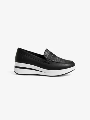 Jada | Women’s Casual Comfort Slip On Platform Sole Loafers