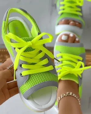 Juno - Sporty Sneaker Wedge Sandal