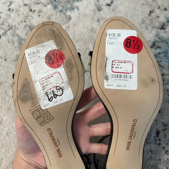 Karl Lagerfeld EUC Heels