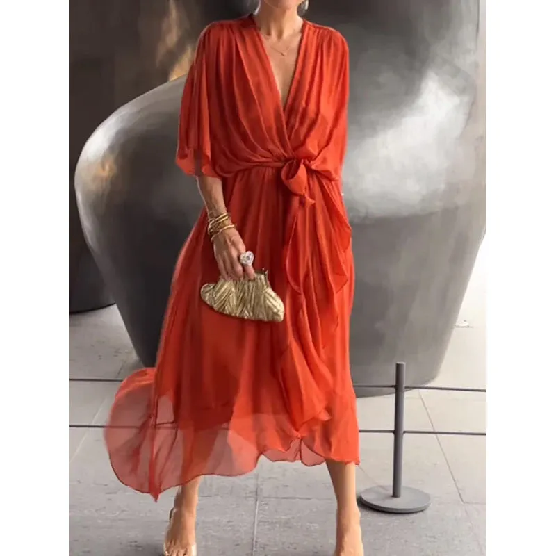 Keira | Elegant Chiffon Dress