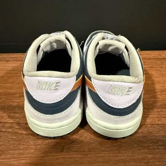 Kids' Nike Dunks Navy and White Sneakers