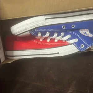 Kids Red and Blue Sneakers