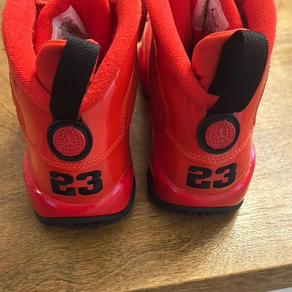 Kids Red High-Top Sneakers