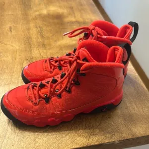 Kids Red High-Top Sneakers