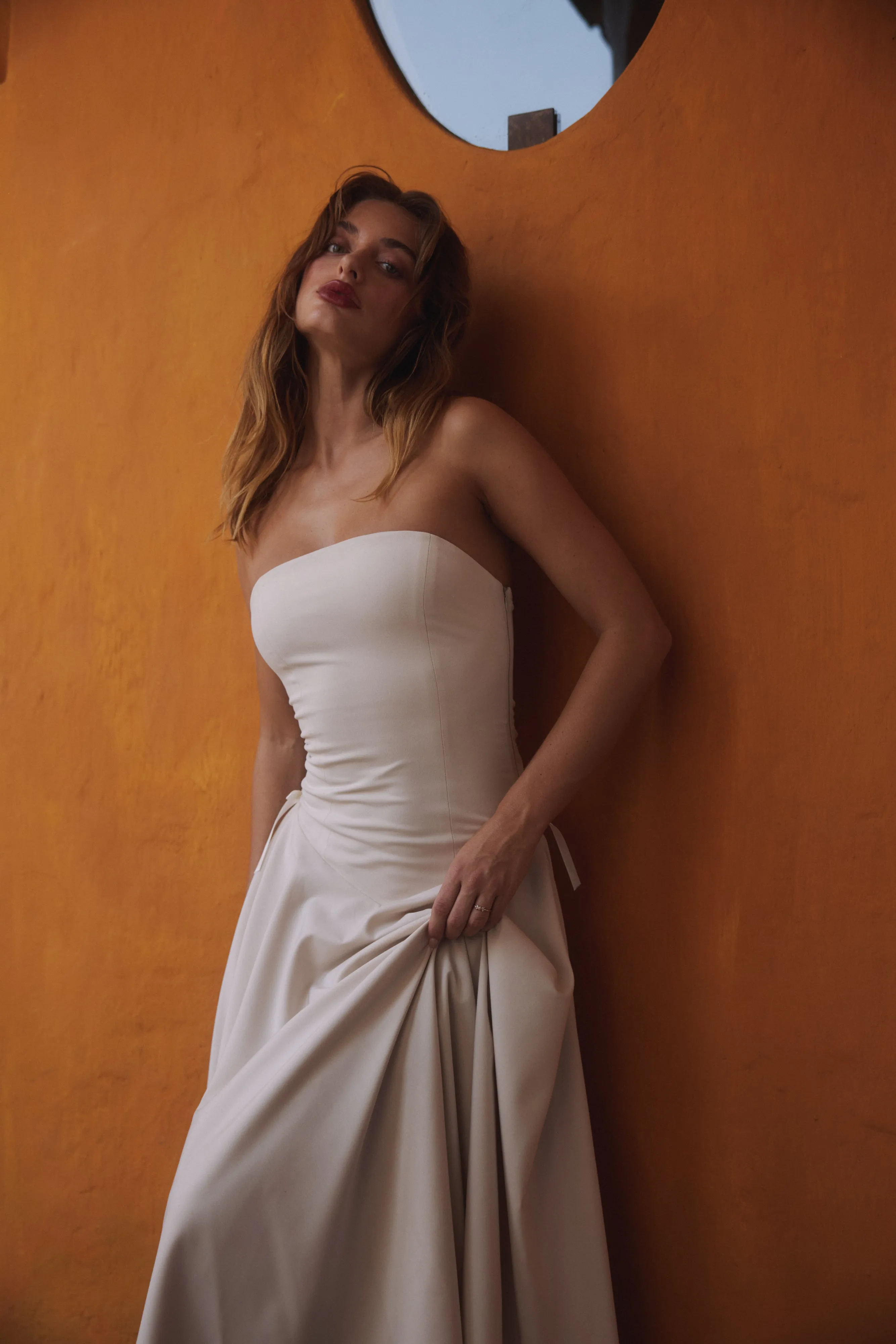 Kittie Maxi Dress in Ivory