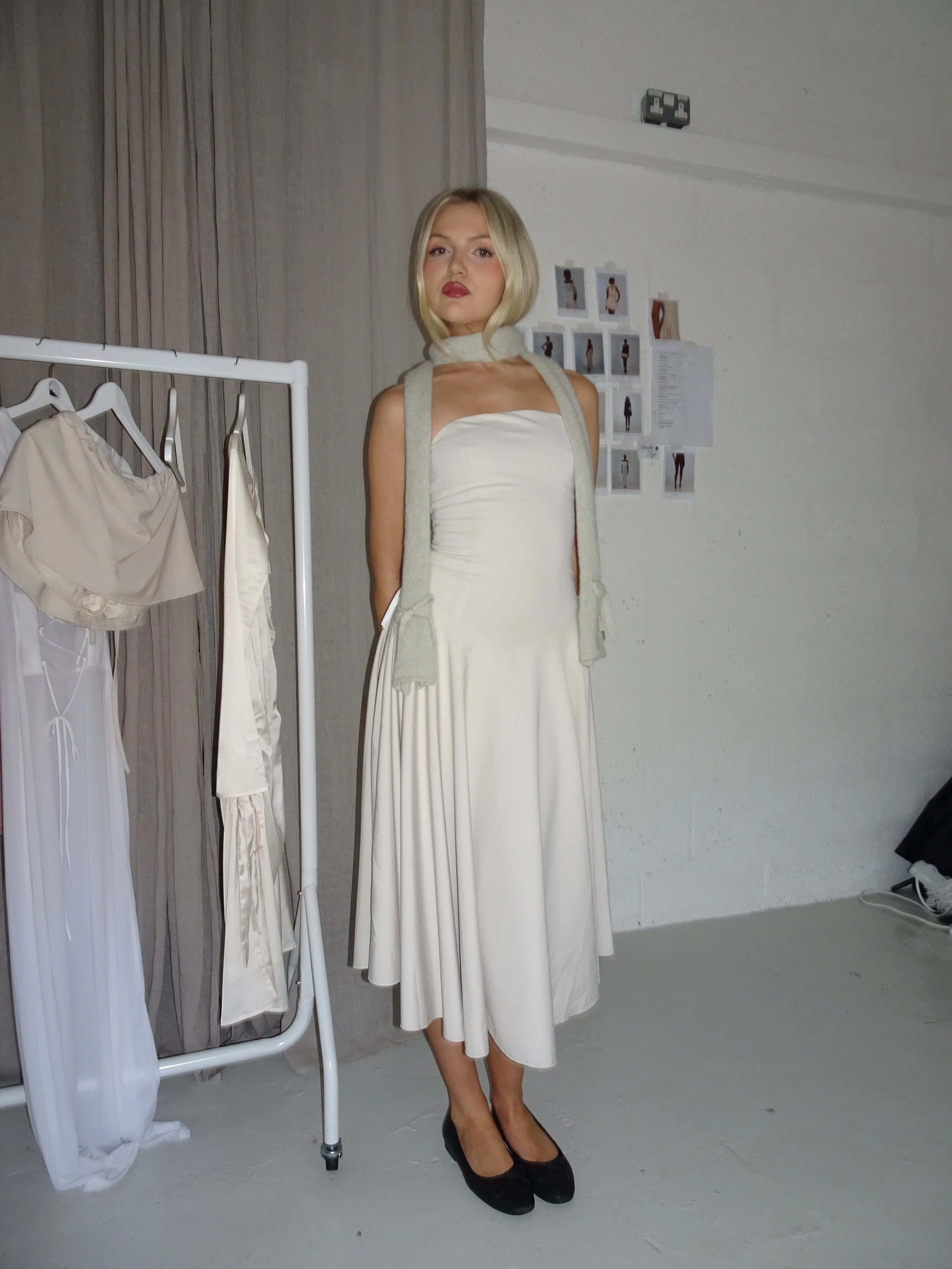 Kittie Maxi Dress in Ivory