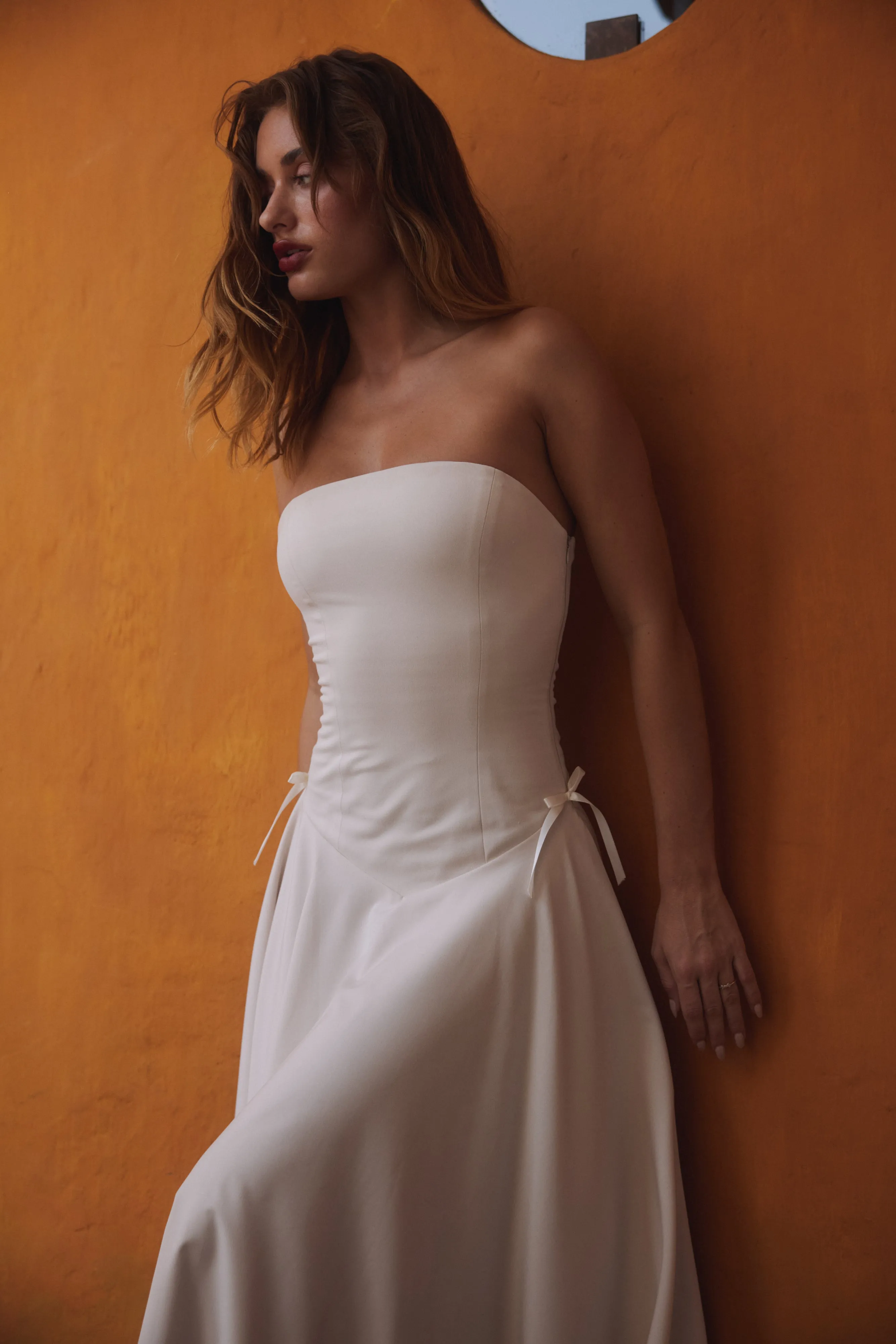 Kittie Maxi Dress in Ivory