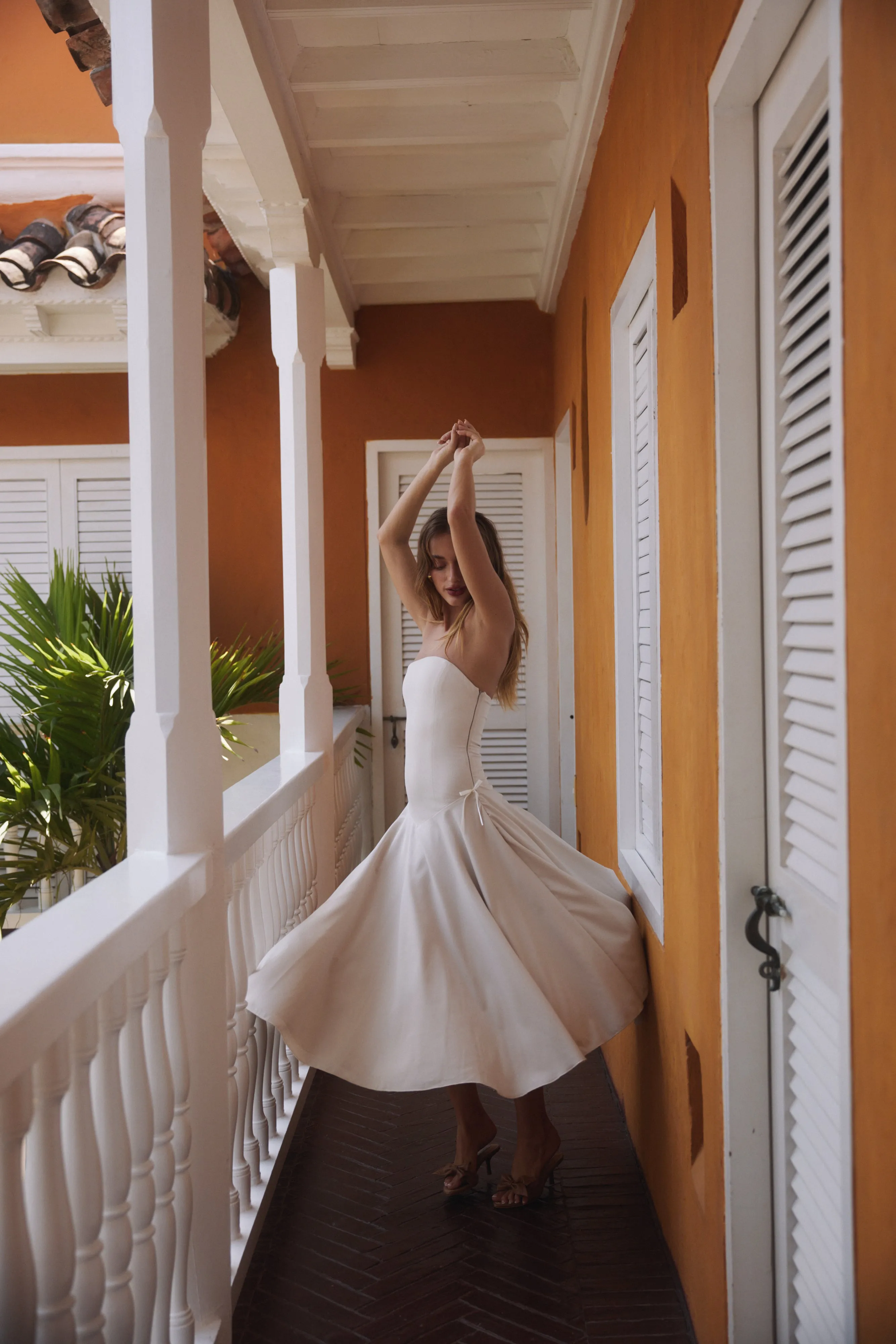 Kittie Maxi Dress in Ivory