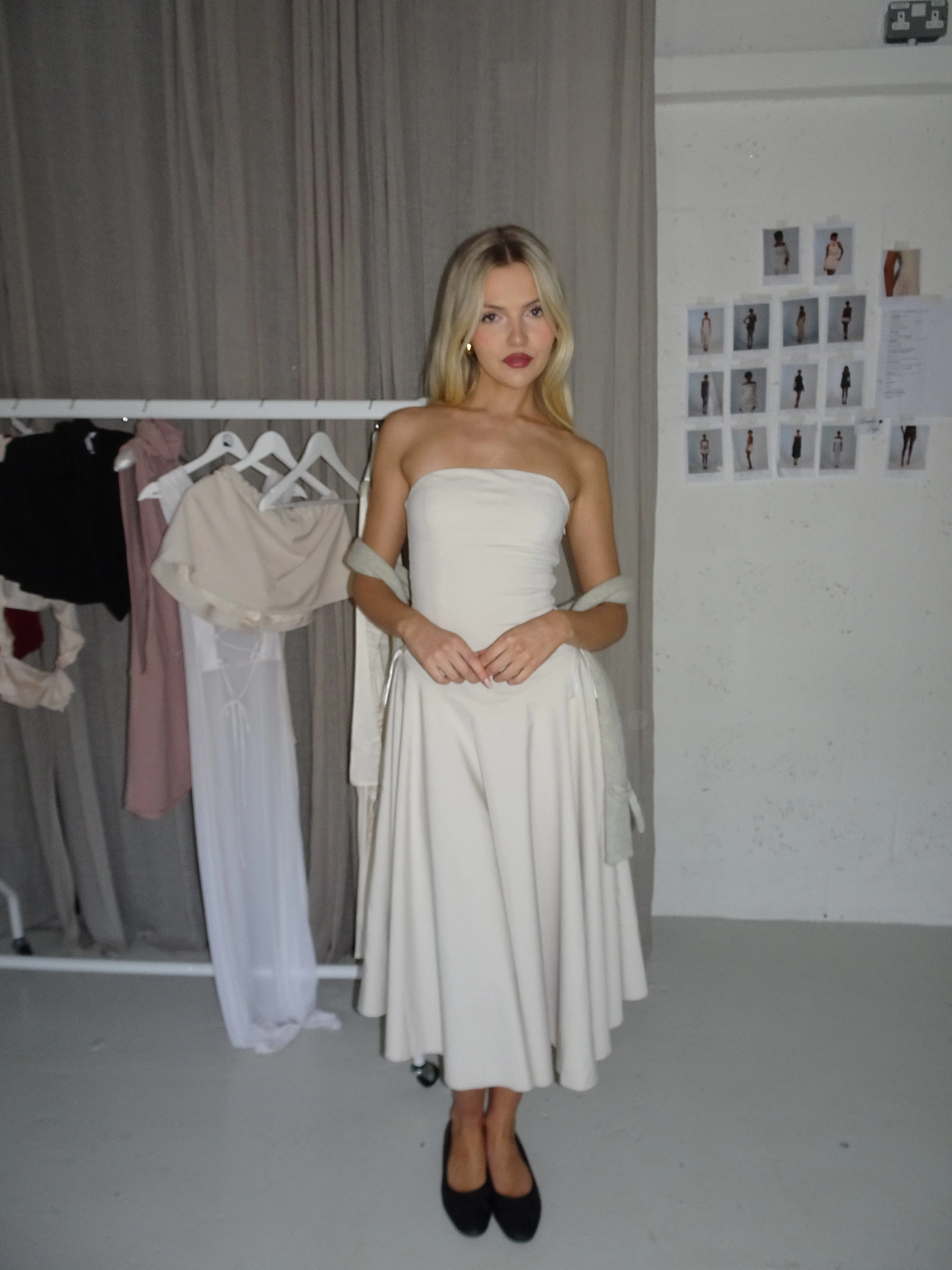Kittie Maxi Dress in Ivory
