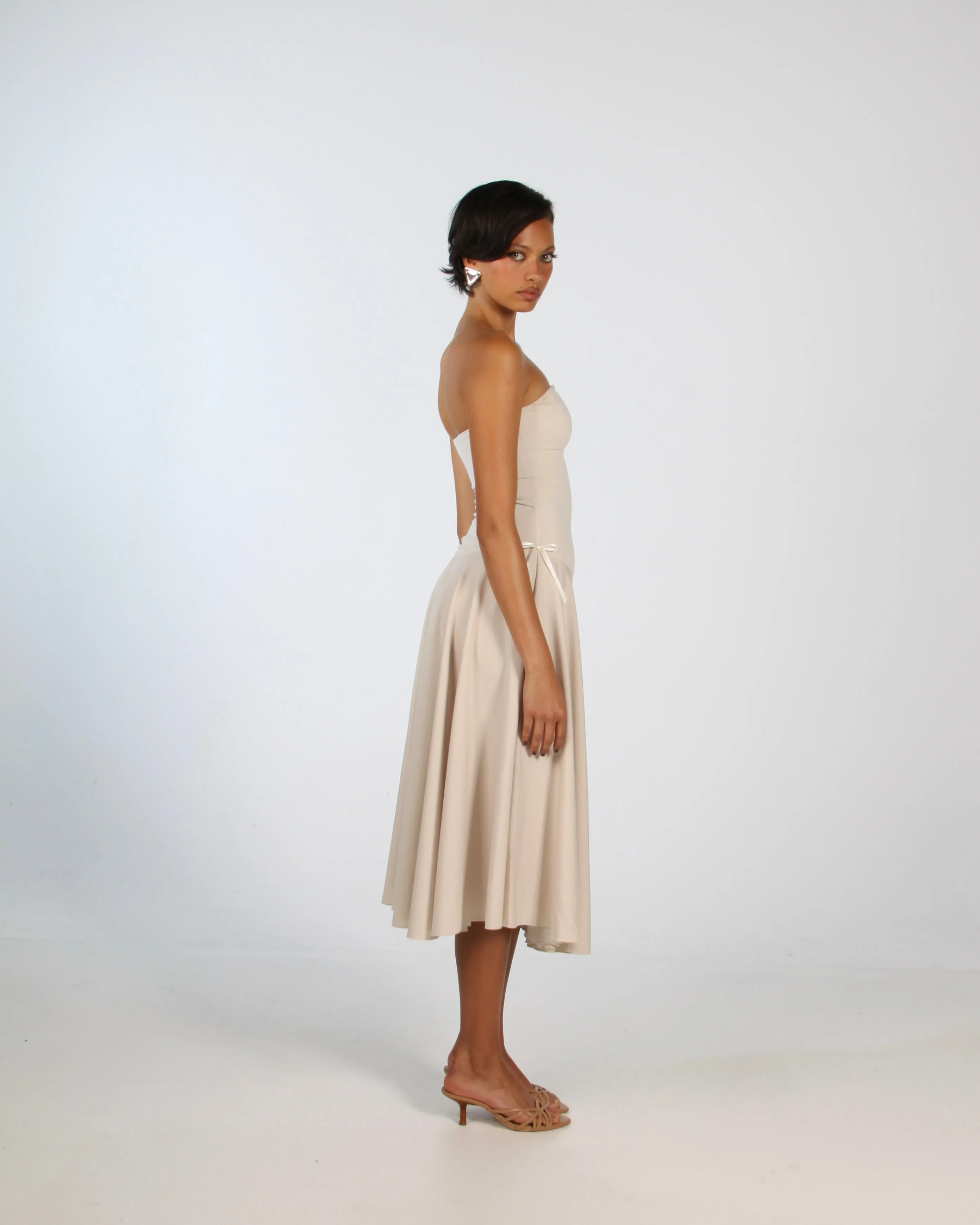 Kittie Maxi Dress in Ivory