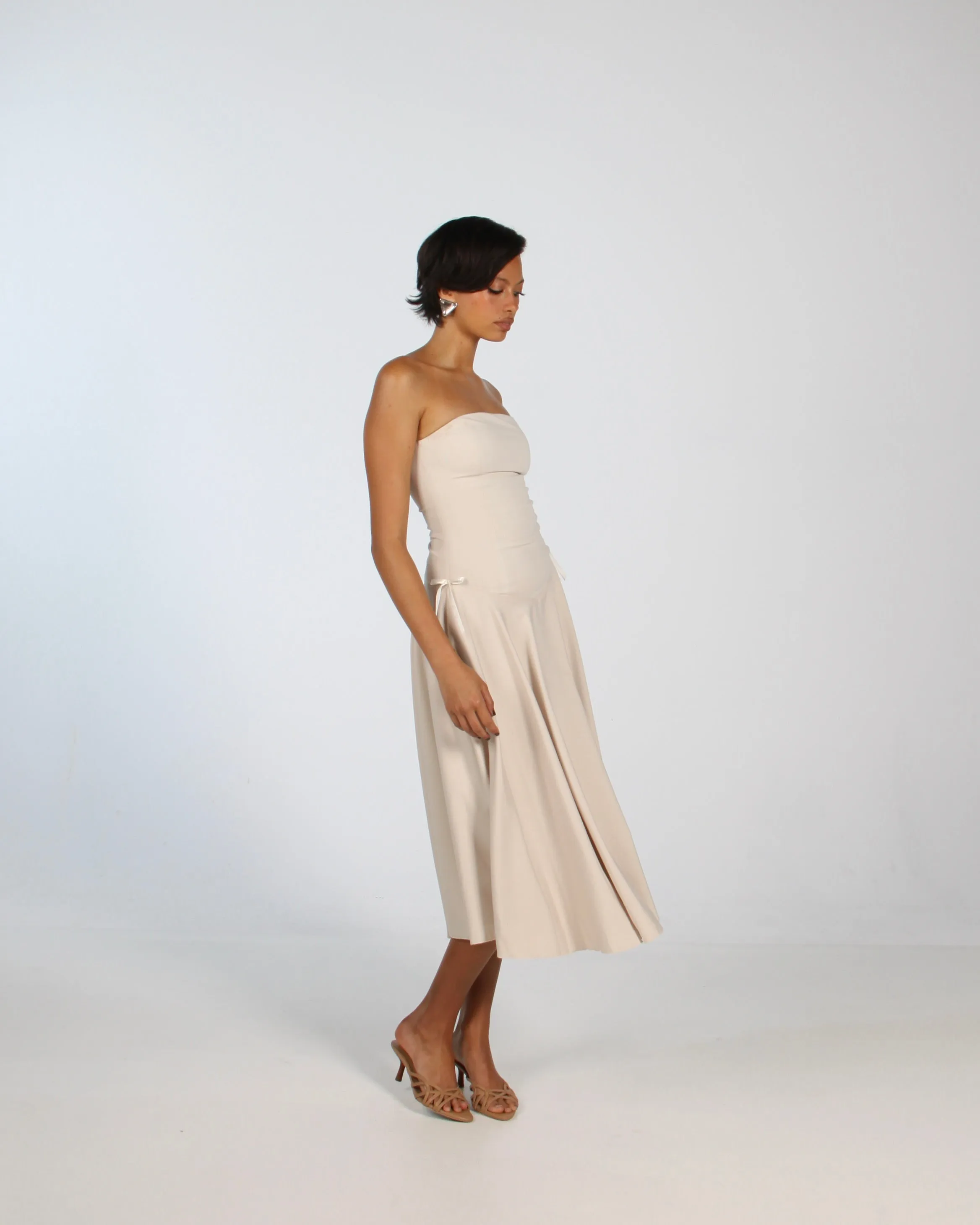 Kittie Maxi Dress in Ivory