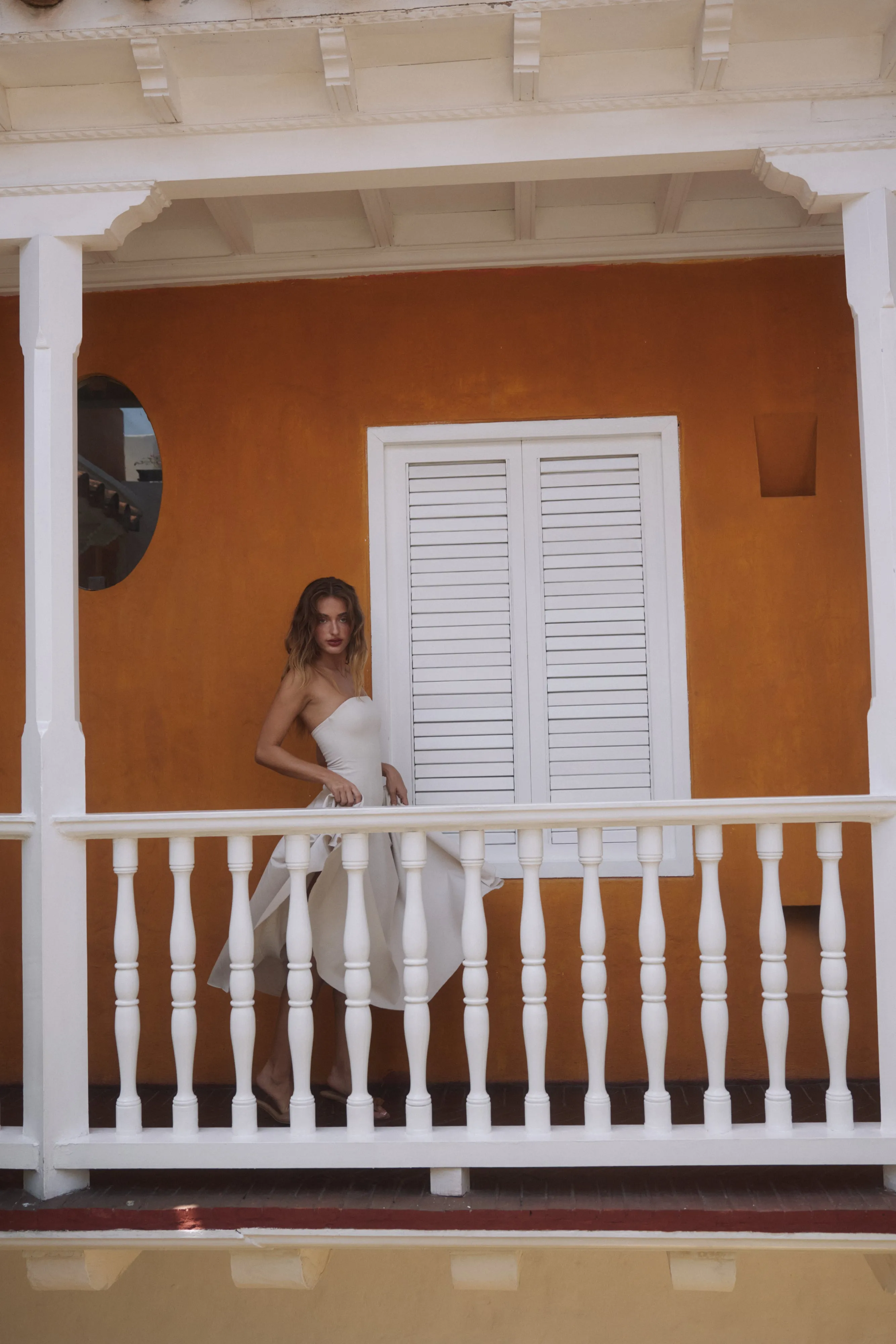 Kittie Maxi Dress in Ivory