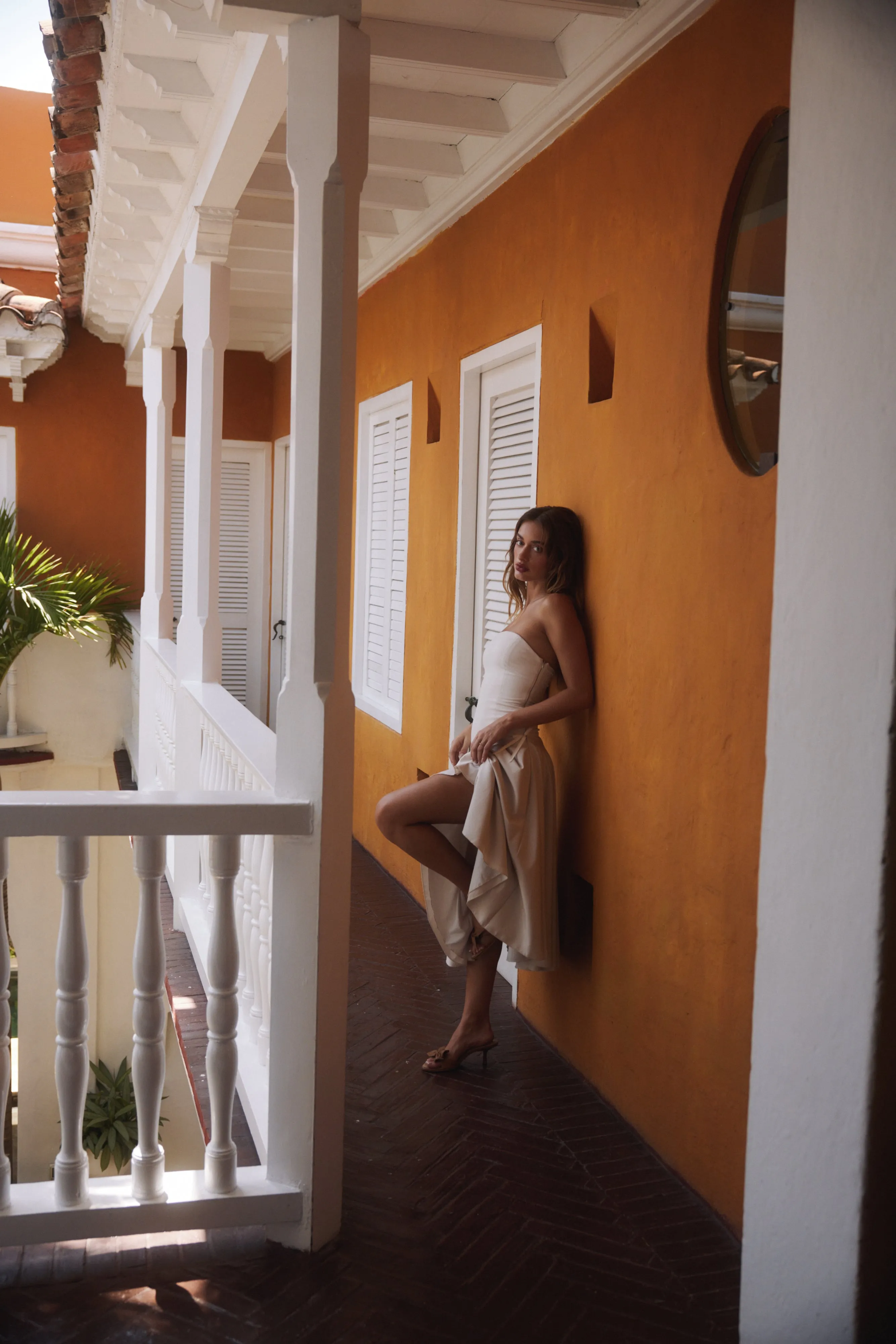 Kittie Maxi Dress in Ivory