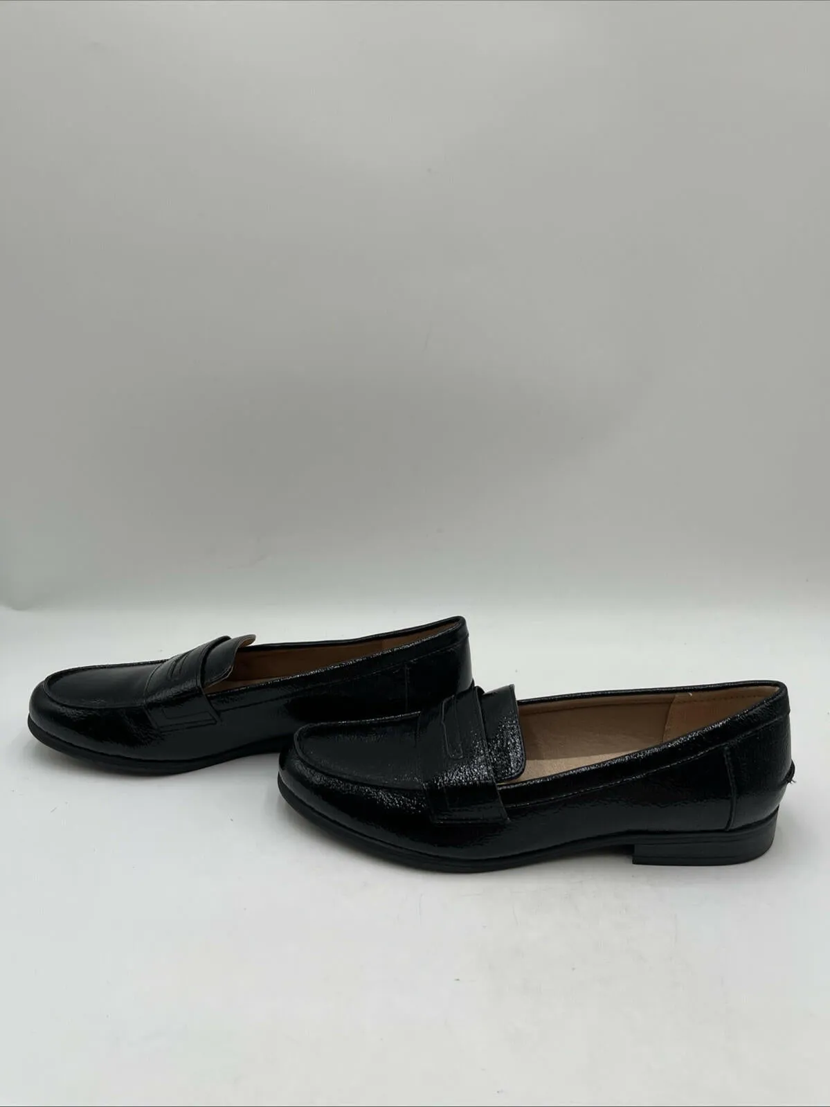 LifeStride Women's Madison Loafers Black Size 8W - Very Good