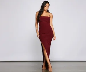 Lily Formal Stylish High Slit Dress