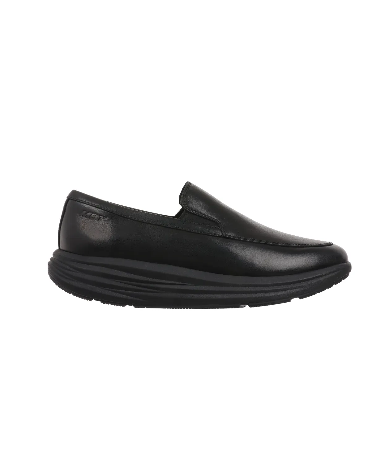 MBT Boston Slip On Black Mens Shoes
