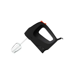Mellerware Mixo 100w 5 Speed Hand Mixer With Dough Hooks & Beaters Chrome Black