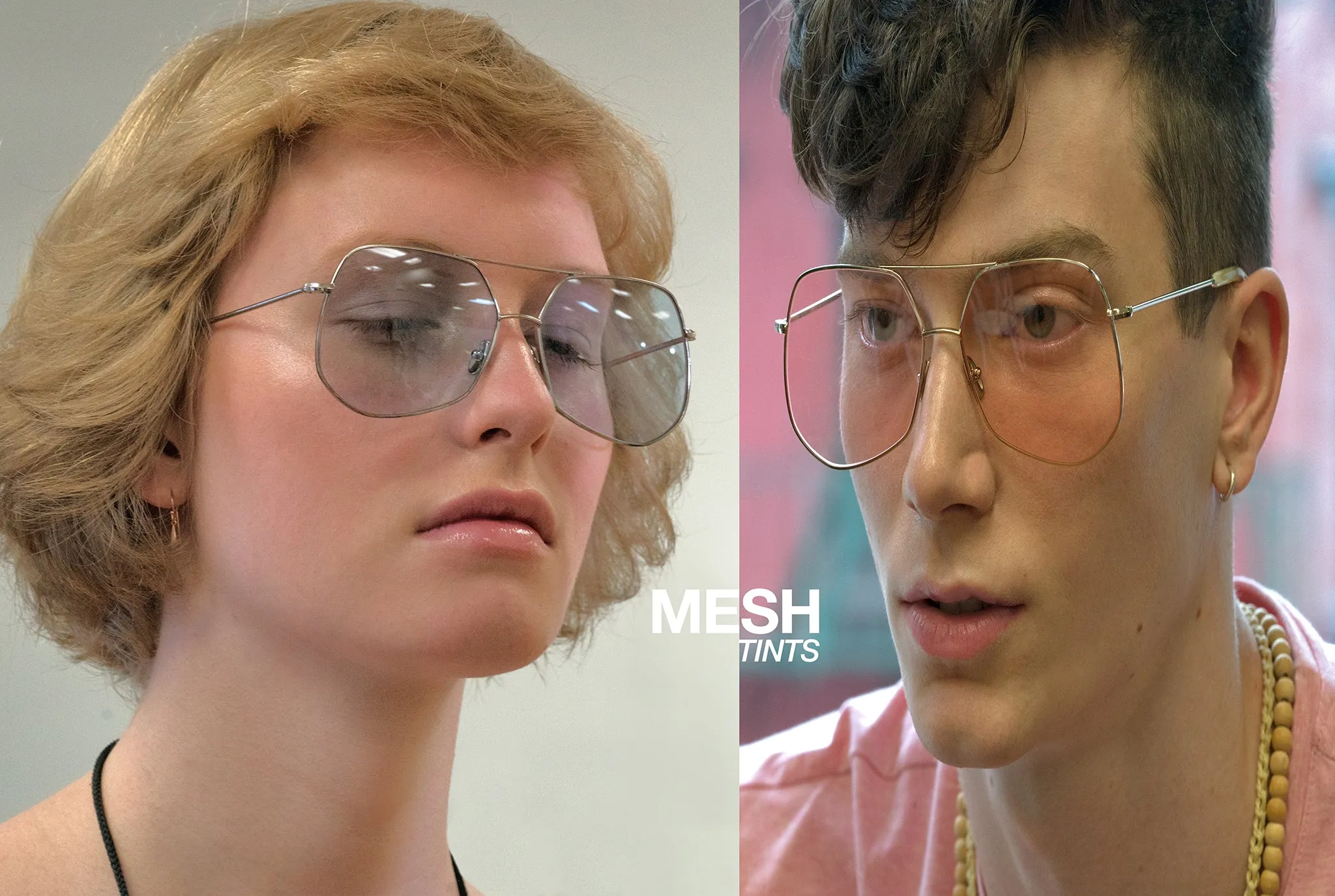 MESH: SILVER / ORANGE