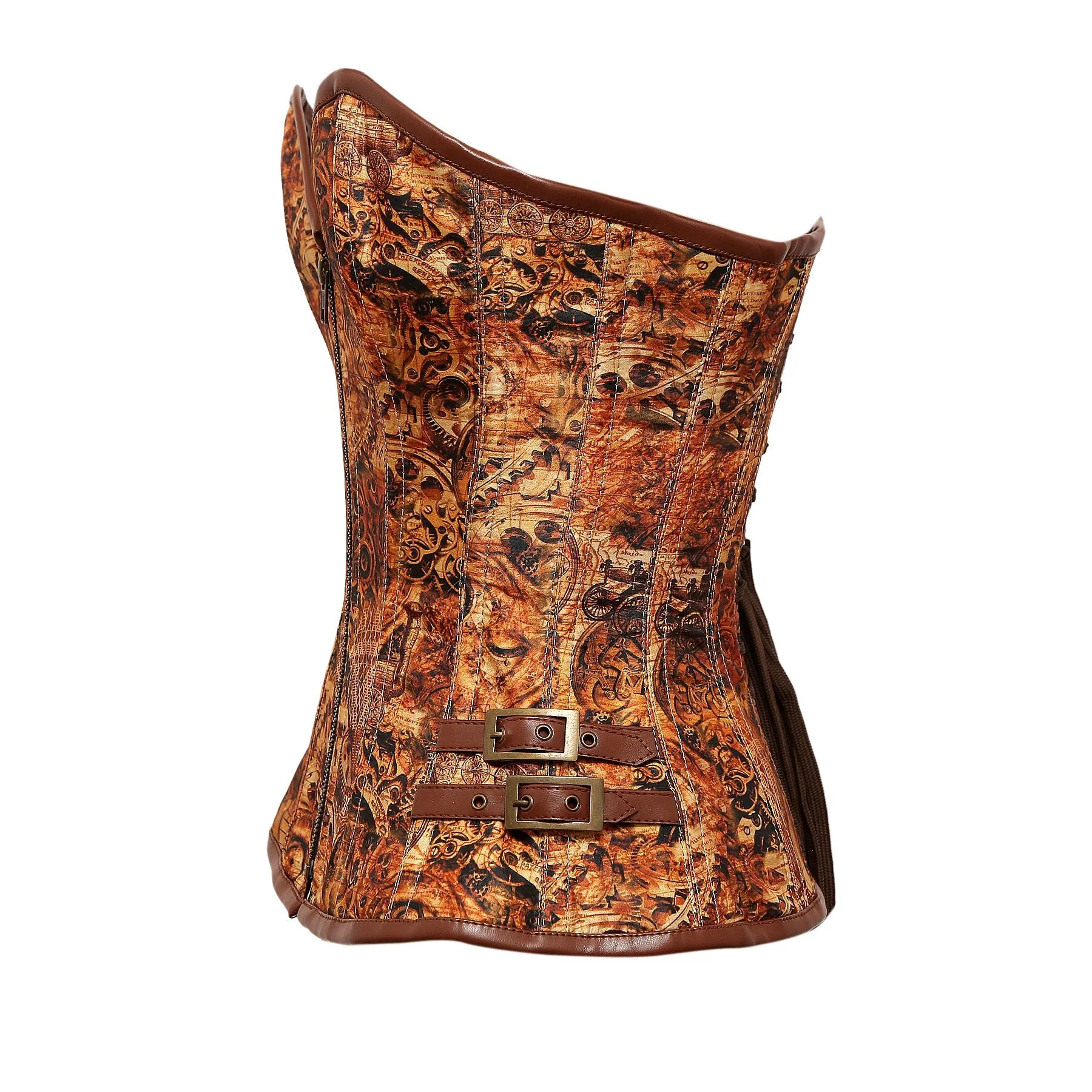 Mikhi Steampunk Steel Boned Overbust Corset