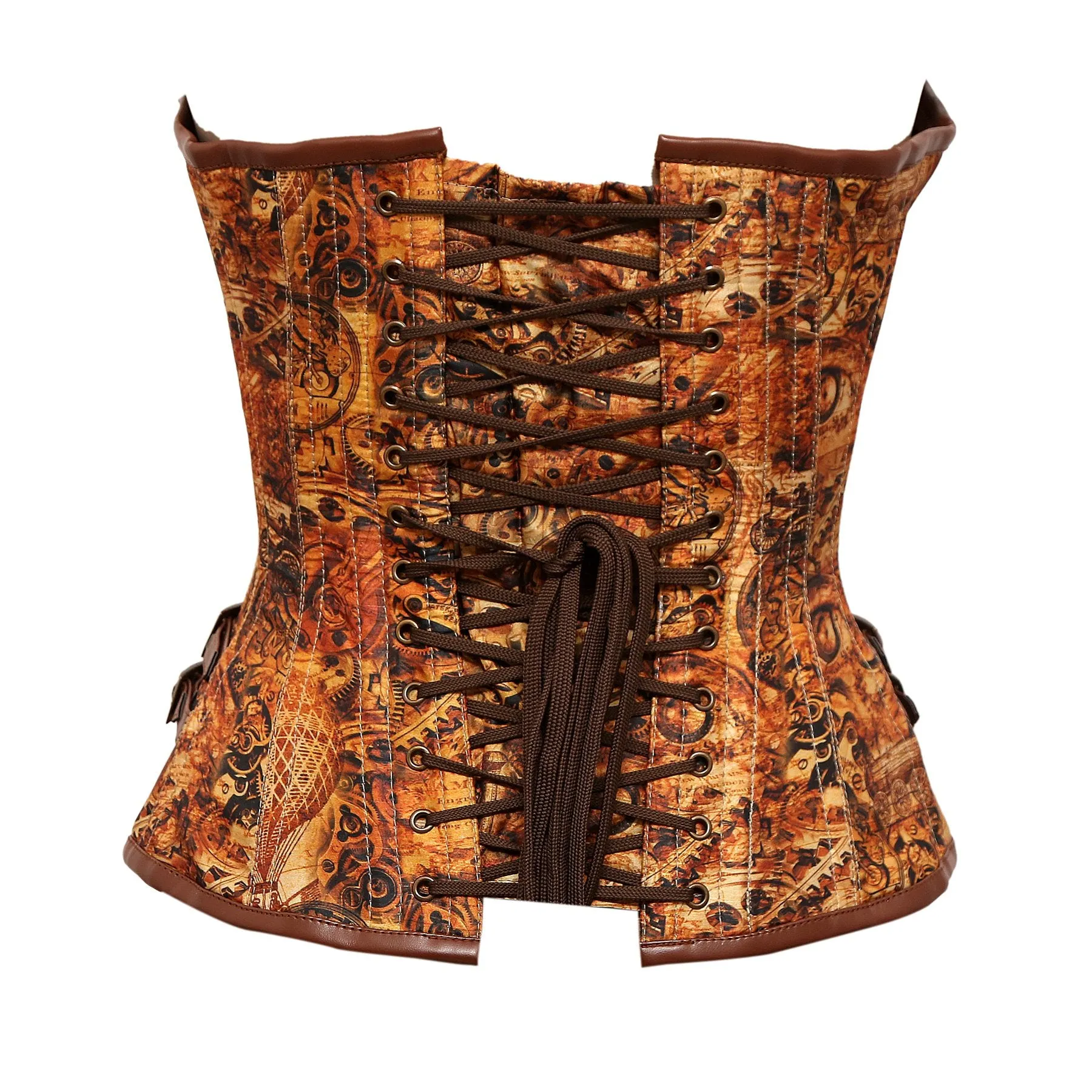 Mikhi Steampunk Steel Boned Overbust Corset