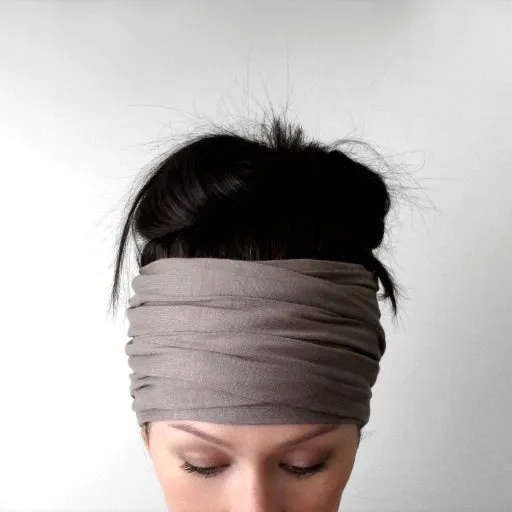 MINK BROWN Head Scarf