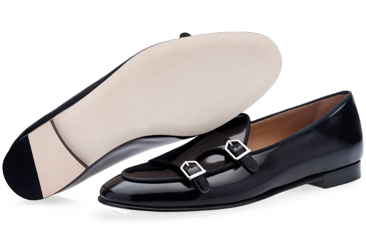 Monko Black Casual Shoes