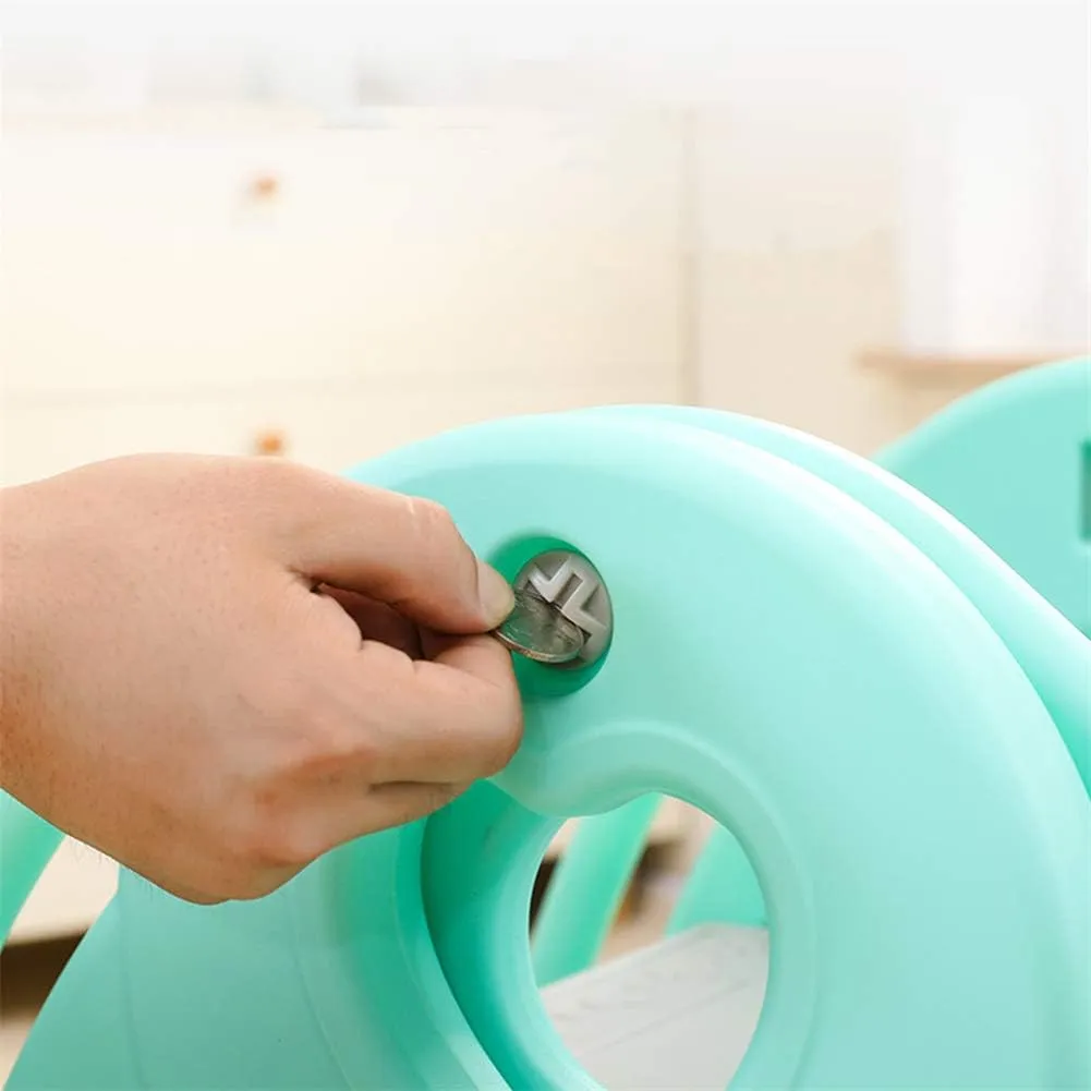 My First Folding Slide | Hard Plastic Material | Extra Wide Safety Base | Pink or Green | 12m 