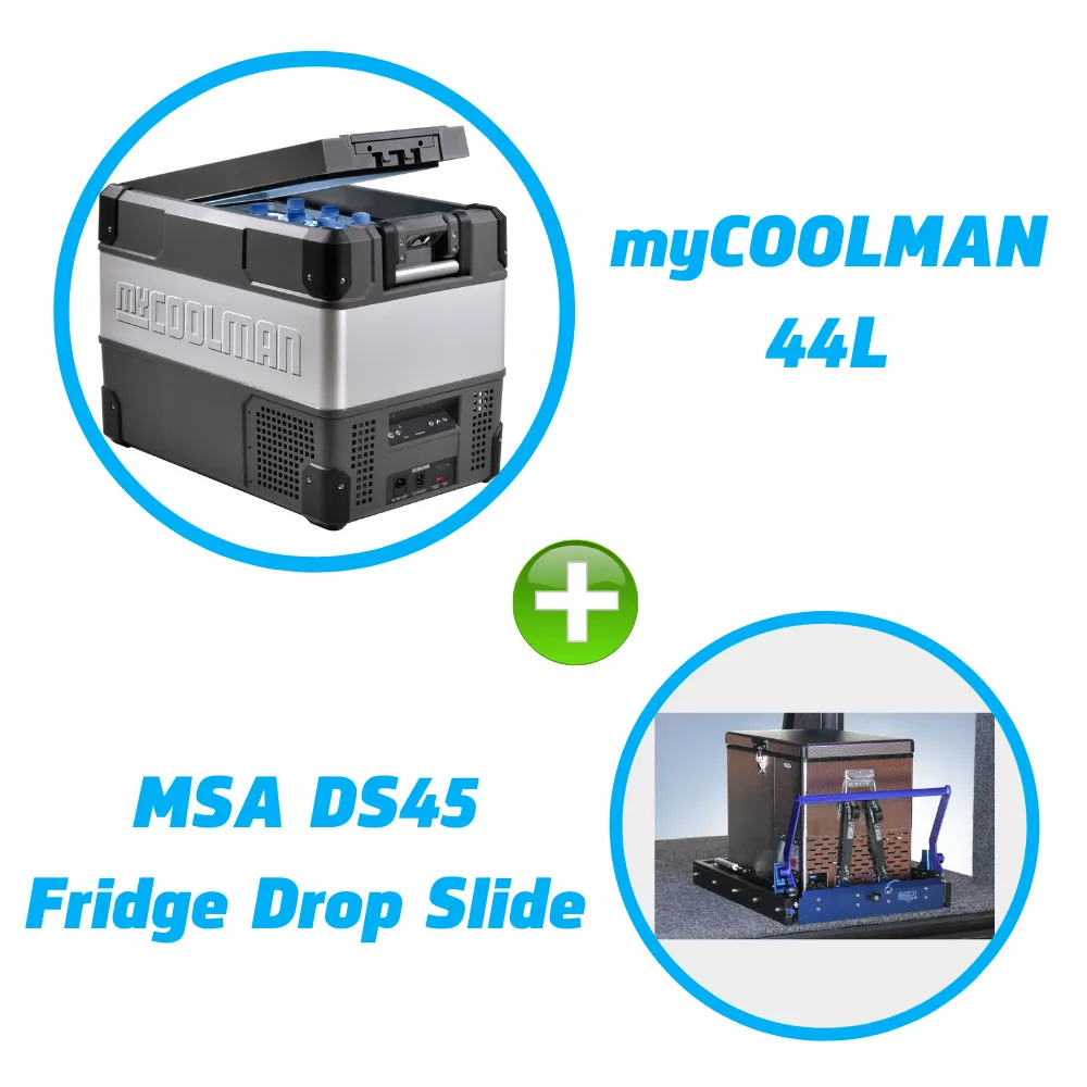 myCOOLMAN 44L Fridge   DS45 Drop Slide BUNDLE
