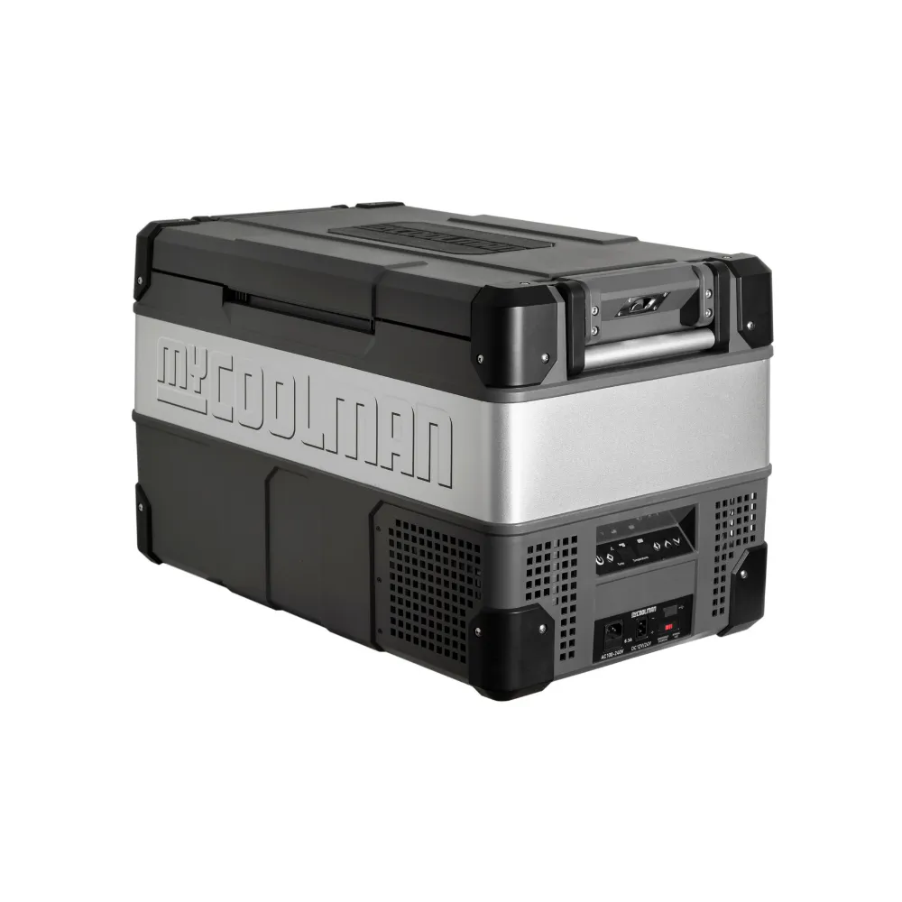 myCOOLMAN - 53L 'The Explorer' Portable Fridge with FREE PowerPack & Insulated Cover