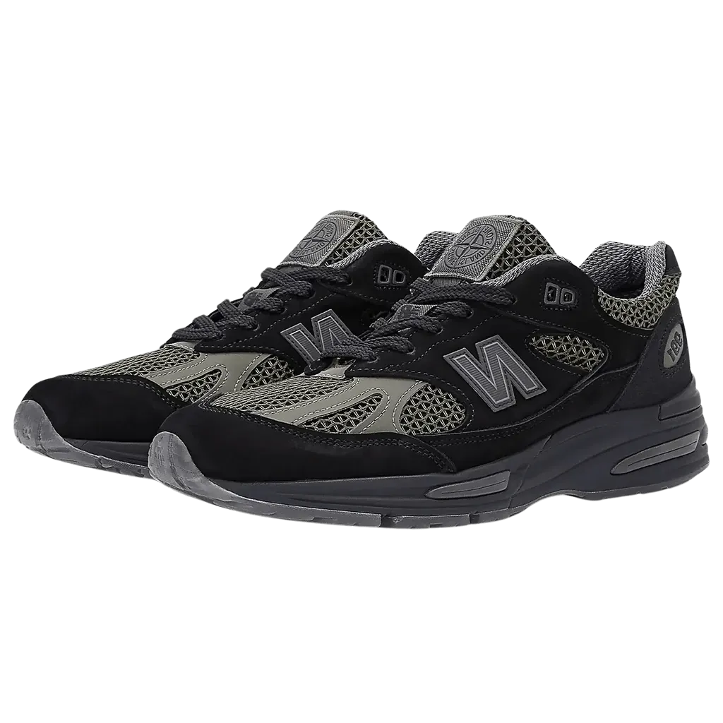 New Balance x Stone Island MiUK 991v2 'Black'