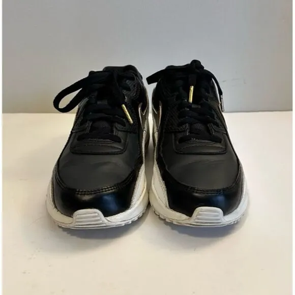 Nike Air Max 90 LTR SE Big Kids' Size Off Noir-Metallic Pewter-Black Size 7.0Y