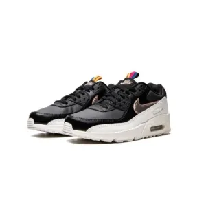 Nike Air Max 90 LTR SE Big Kids' Size Off Noir-Metallic Pewter-Black Size 7.0Y