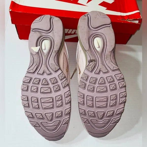 Nike Air Max 97 Sneakers Women’s  10 Light Pink AR1911-600 Streetwear Running