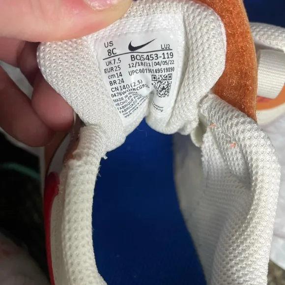 Nike Kids' Sneakers - Red and Orange