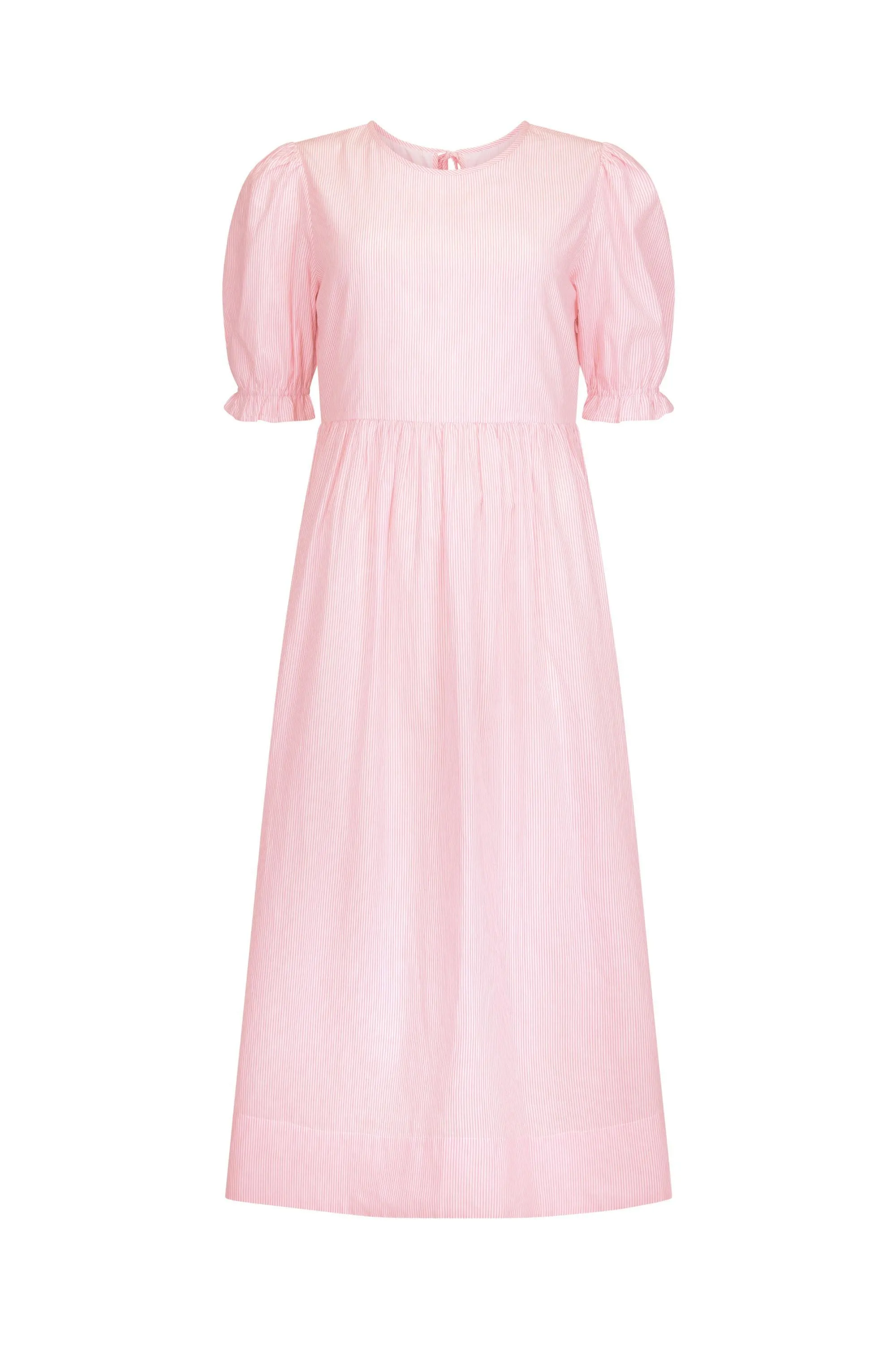 Oak Meadow - Mimi Midi Dress in Rosewater Stripe