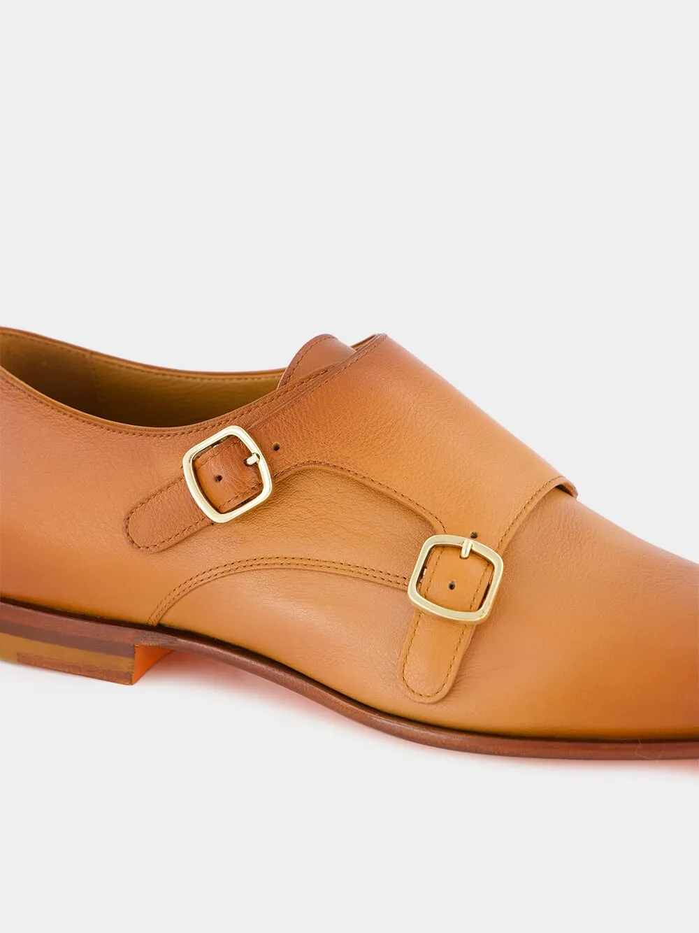 Ombré Calf Leather Monk Shoes