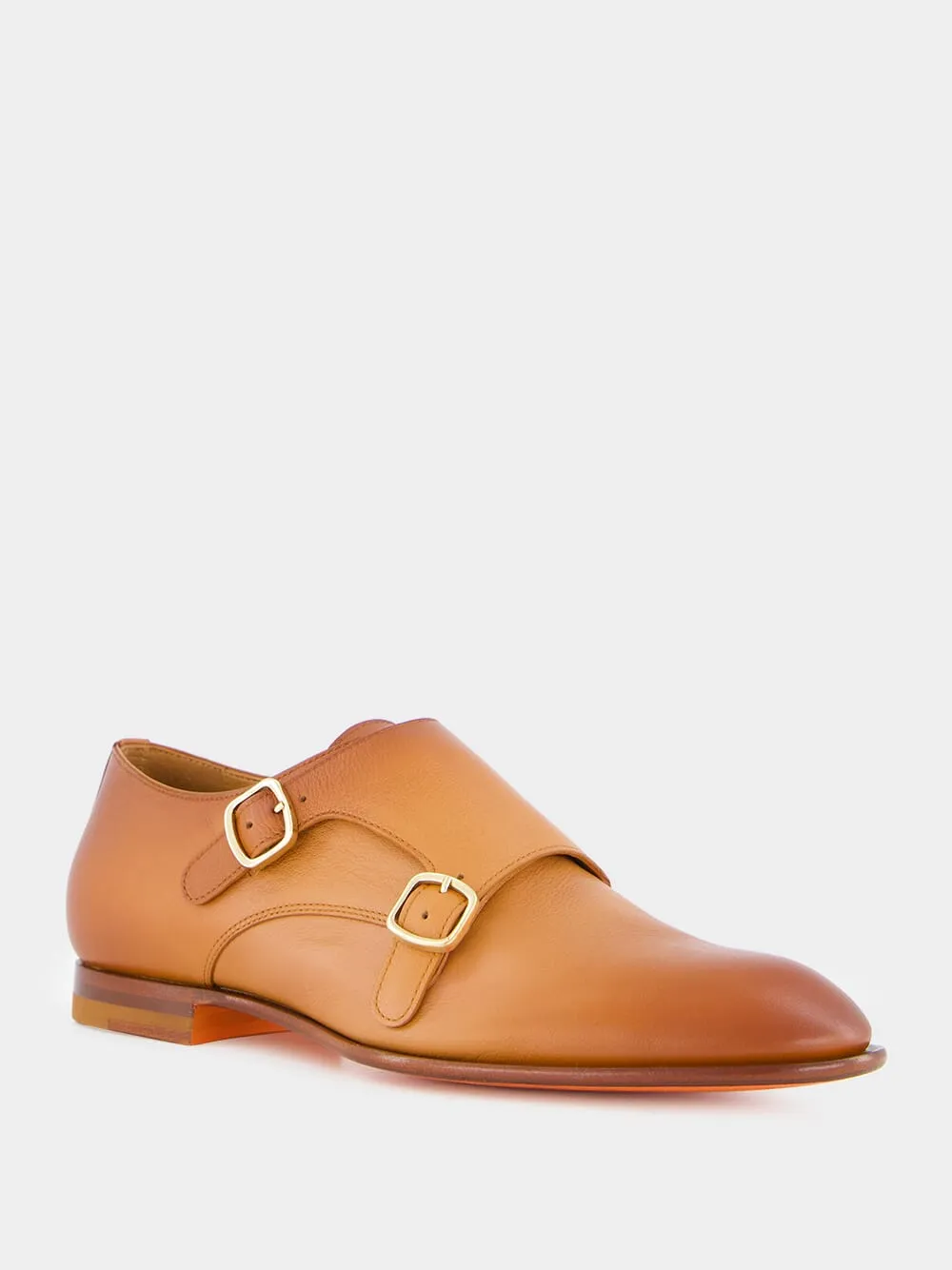 Ombré Calf Leather Monk Shoes