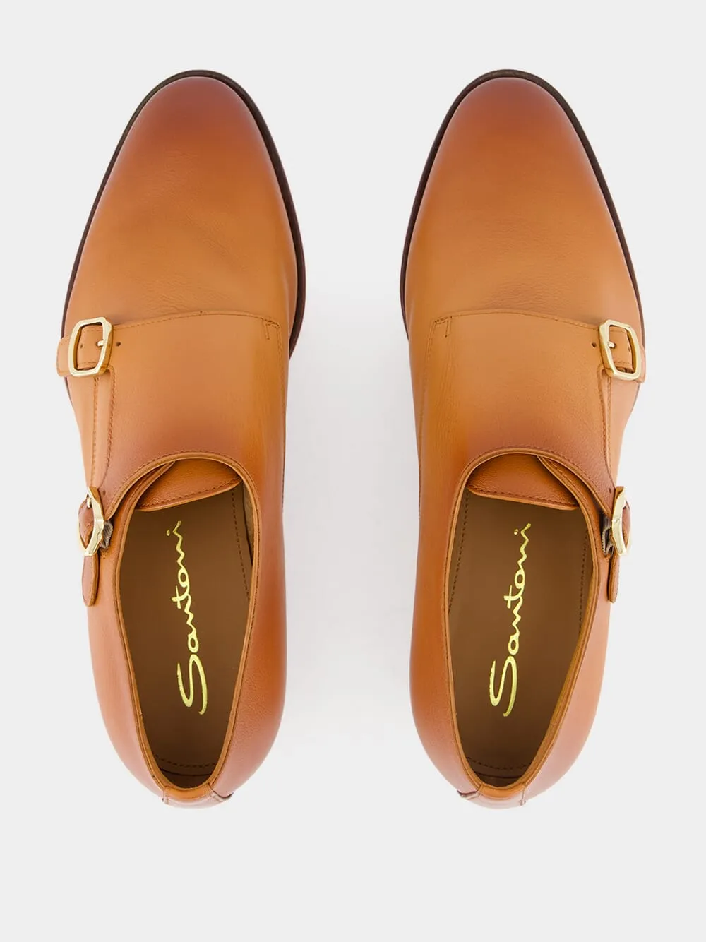 Ombré Calf Leather Monk Shoes
